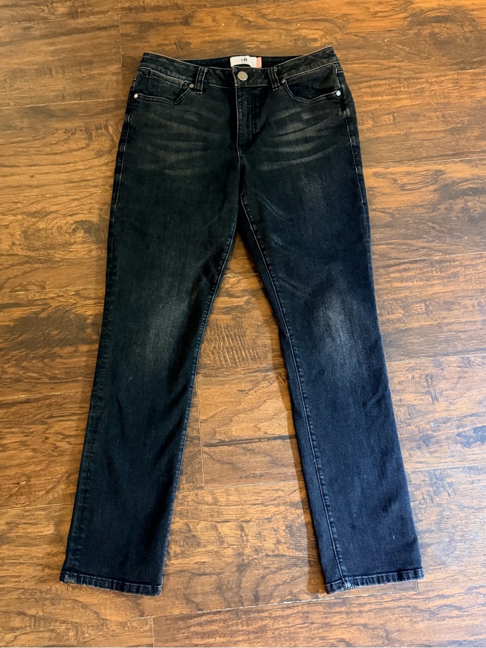 Women’s size 10 Cabi jeans high straight black